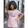 thumbnail image 2 of Sleepy Kitten Lineart  T-Shirt Juniors -Image by Shutterstock,  Small, 2 of 4