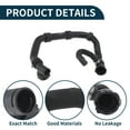 thumbnail image 4 of Manguera del radiador, manguera de calefacción del radiador, tubo de salida del radiador para Volkswagen Golf 1.8L 2015-2018 No.5Q0122051AN, tubo de refrigerante de plástico negro 1 Pc, 4 of 6