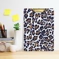 thumbnail image 6 of FMSHPON Fashion Colorful Leopard Print Clipboard Hardboard Wood Nursing Clip Board and Pull for Standard A4 Letter 13x9 inches, 6 of 7