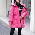 thumbnail image 5 of MuZeFu Winter Jacket Women Loose Winter Coat Women Warm Pocket Coat Long Jacket Winter Sleeve Down Parkas, 5 of 7