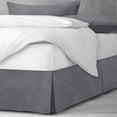 thumbnail image 2 of Vanessa Charcoal Platform Bed Skirt Full 18" Drop, 2 of 4