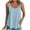 Light Blue, variant on ZQGJB Plus Size Womens Tank Tops Casual Solid Color Flowy Eyelet Spaghetti Strap Summer Tops Sexy Sleeveless Shirts Loose Fit Tunic Camisoles Blue XXXL
