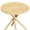 Natural, variant on Ktaxon Mid-Century Modern Side Table, Sofa Side Round Table 23.6" Farmhouse End Table with Cross Legs, Adjustable feet for Livinng Room, Bedroom, Home, Walnut