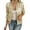 Gold, variant on Women's Casual Jackets Lightweight Slim Fit Reflective Zipper Jacket Stylish Solid Color拼接外套 Spring Autumn Fashion Outerwear