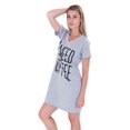 thumbnail image 2 of Kalon I Need Coffee Sleep Tee Caramel Cantina Long Length Nightshirt (Large/X-Large, Grey), 2 of 5