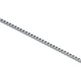 thumbnail image 4 of 10K White Gold 3mm Solid Franco Chain Closed Link Square Box Necklae 22 Inch, 4 of 7