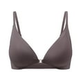 thumbnail image 3 of ZRBYWB Bras For Women Front Closure Underwear For Female No Underwire Low Cut Deep V Padded Bralette Seamless Comfy Underwear With Support Comfortable Bra, 3 of 8