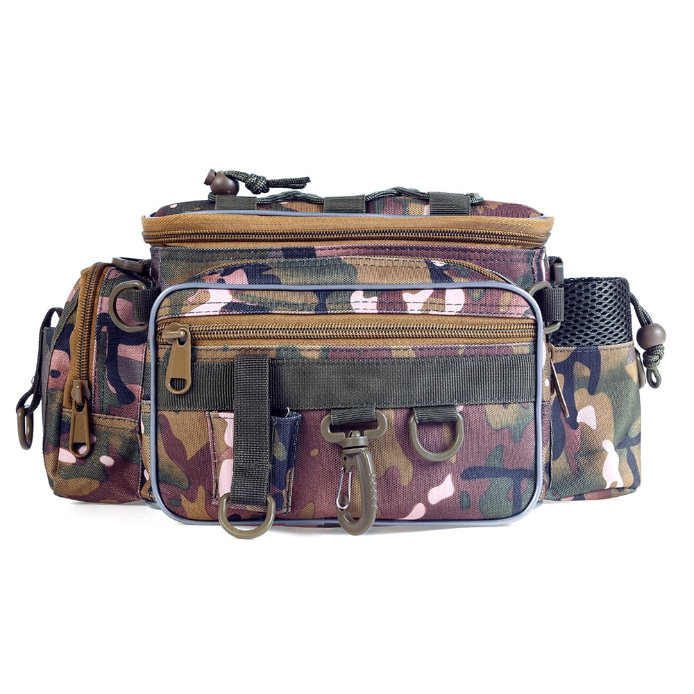 Blusea Portable Fishing Tackle Bag Outdoor Single Shoulder Fishing