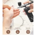 thumbnail image 4 of Kit de Aerógrafo con Compresor, Pistola de Uñas Portátil, Juego de Aerógrafo Inalámbrico Recargable, Máquina de Aerógrafo de Mano A, 4 of 5