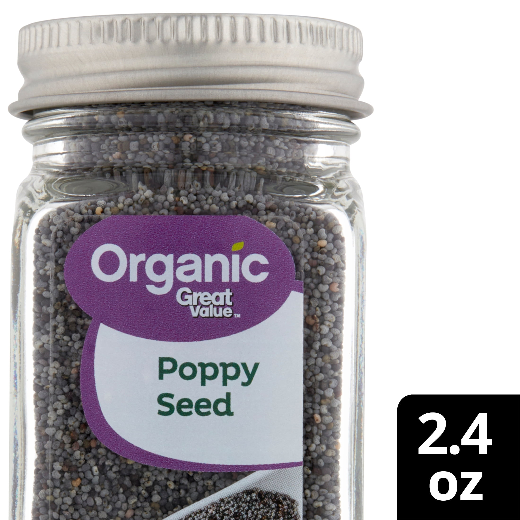 Great Value Organic Poppy Seed 2 4 Oz Walmart Com Great Value Organic Poppy Seed 2 4 Oz Walmart Com