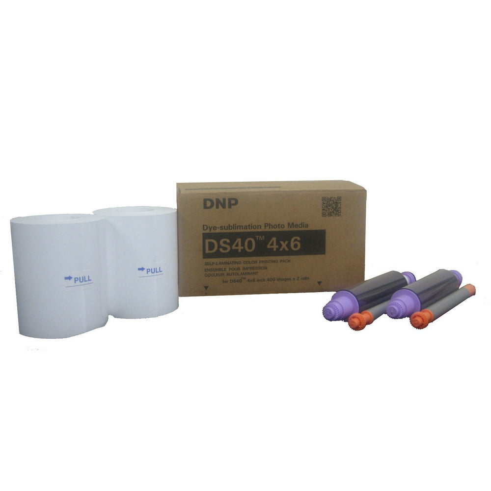 DNP DS40 4x6" Photo Printer Paper 800 Glossy Prints DyeSub Print Kit