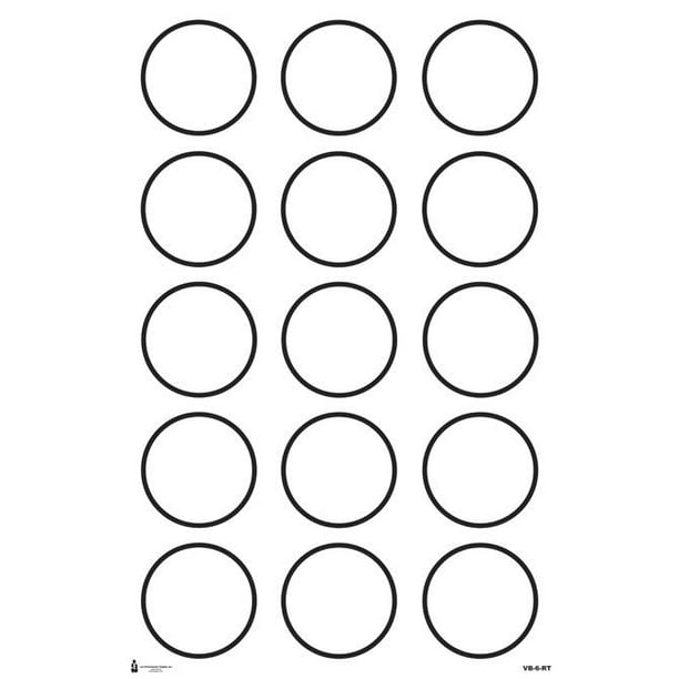 10 pcs of military 6 dot training target white size 23 x 35