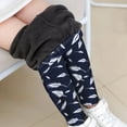thumbnail image 3 of SJLDQY Toddler Baby Girls Leggings Thick Lined Leggings for Girls Casual Print Graphic Thermal Warm Kids Fall Winter Tights, 3 of 4