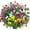 Mixcolor-24 Bundles, variant on Artificial Flowers Lifelike No Fade UV Resistant Fake Plastic Flowers Faux Plants for Hanging Planters Outside Porch Window Box Wedding Home Décor - Indoor/Outdoor Use