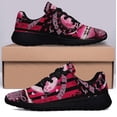 thumbnail image 3 of In October We Wear Pink Shoes Sneakers for Women Men Black Size 4, 3 of 7
