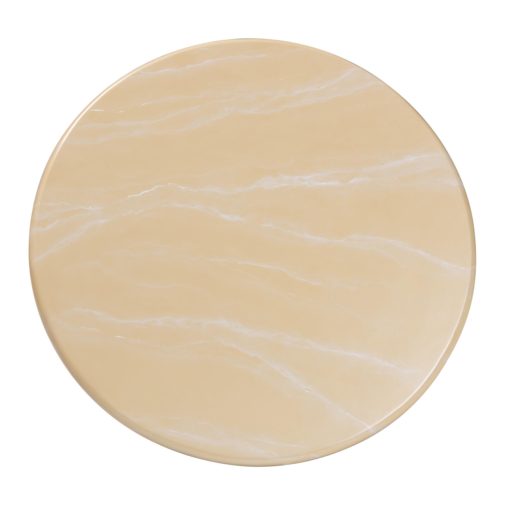 bali & pari Aponi Contemporary Coffee Table, Cream