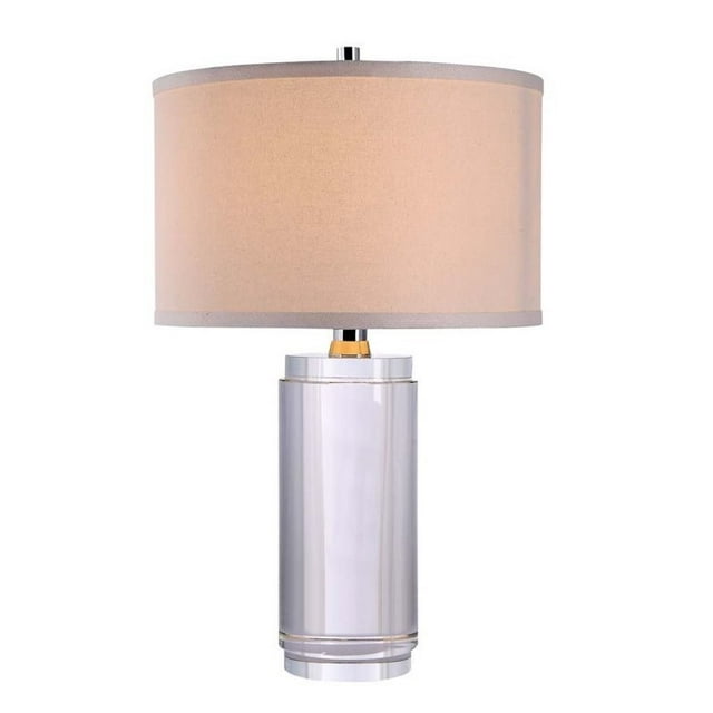 Elegant Lighting Regina 22" Lampe de Table en Chrome