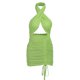 thumbnail image 5 of Mini vestido sin espalda para mujer Club de fiesta con espalda abierta Halter sin mangas Ahueca h Romacci Vestido de mujer, 5 of 7