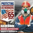 thumbnail image 5 of Gerson NIOSH G78 Multi-Gas P100 Combination Cartridge Pair, 5 of 6