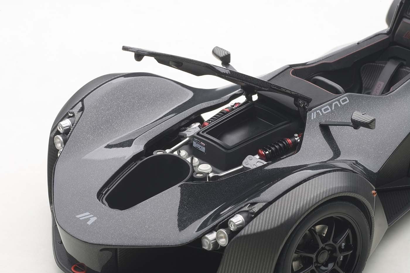 BAC Mono Metallic Black 1/18 Model Car by Autoart