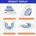thumbnail image 7 of Cat Cone Collar Soft Comfortable Waterproof Recovery Cone After Surgery to Stop Licking and Scratch, Plastic Kittens Elizabeth Head/Neck Cone, 7 of 7
