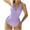 Purple, variant on Swimsuits for Women Plus Size Tankini Set One Piece Sport Swimsuit Trendy Bikini Set Athletic One Piece Swimsuits