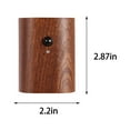 thumbnail image 3 of Harpi Wall Sconce Light Plug In, 2 Pcs Set, Wood Grain Human Connection Induction Led Light, Charge Electromagnetic Suction Wall Light, Building Home Bedside Bedroom USB Night Light, 3 of 8