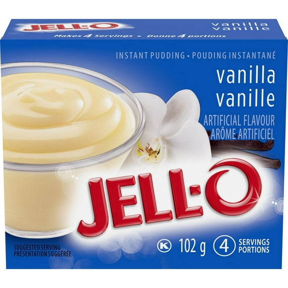 Jell-O Vanilla Instant Pudding Mix, 102g