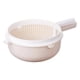thumbnail image 4 of Cesta de drenaje de doble capa con asa, colador grande de plástico para fregadero de cocina Beige Blanco, 4 of 9