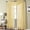 Gold, variant on Luxury Abri Rod Pocket Crushed Sheer Curtain Panel (Single)