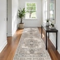 thumbnail image 2 of General Washable Runner Rug 3x10 - Vintage Hallway Carpet Runner for Living Room Kitchen Stain Resistant Rugs Tribal Carpets with Non Slip Backing Floor Decoration Mat for Bedroom Bathroom 3x10 Beige, 2 of 17