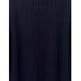 thumbnail image 3 of Vintage America Women's Crew Neck Slub Ribbed Tee (Black, XL), 3 of 3