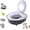 Gray, variant on Cat Toilet Potty Training Kit, Portable Odor Control Litter Box with Anti-Splash Raised Edge, PP Material Training Toilet for Kittens Adult Indoor Cats (Gray)