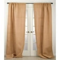 thumbnail image 1 of SARO 0811.N4284 Burlap Jute Country Chic Curtain Panel - Natural, 1 of 3