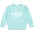 thumbnail image 2 of Inktastic I Love My Grandpa with Hearts Toddler Sweatshirt, 2 of 4