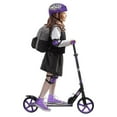 thumbnail image 4 of HALO Rise Above Supreme Big Wheel Scooter - Purple - Designed for All Riders (Unisex) - 8" Wheels, 4 of 15