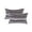 Indigo, variant on REDEARTH · Boho Textured Throw Pillow Cushion Covers - Lumbar Woven Tufted Decorative Farmhouse Cases Set for Couch, Sofa, Bed, Chair, Dining, Patio, Outdoor; 100% Cotton (12"x20", Indigo) Pack of 2