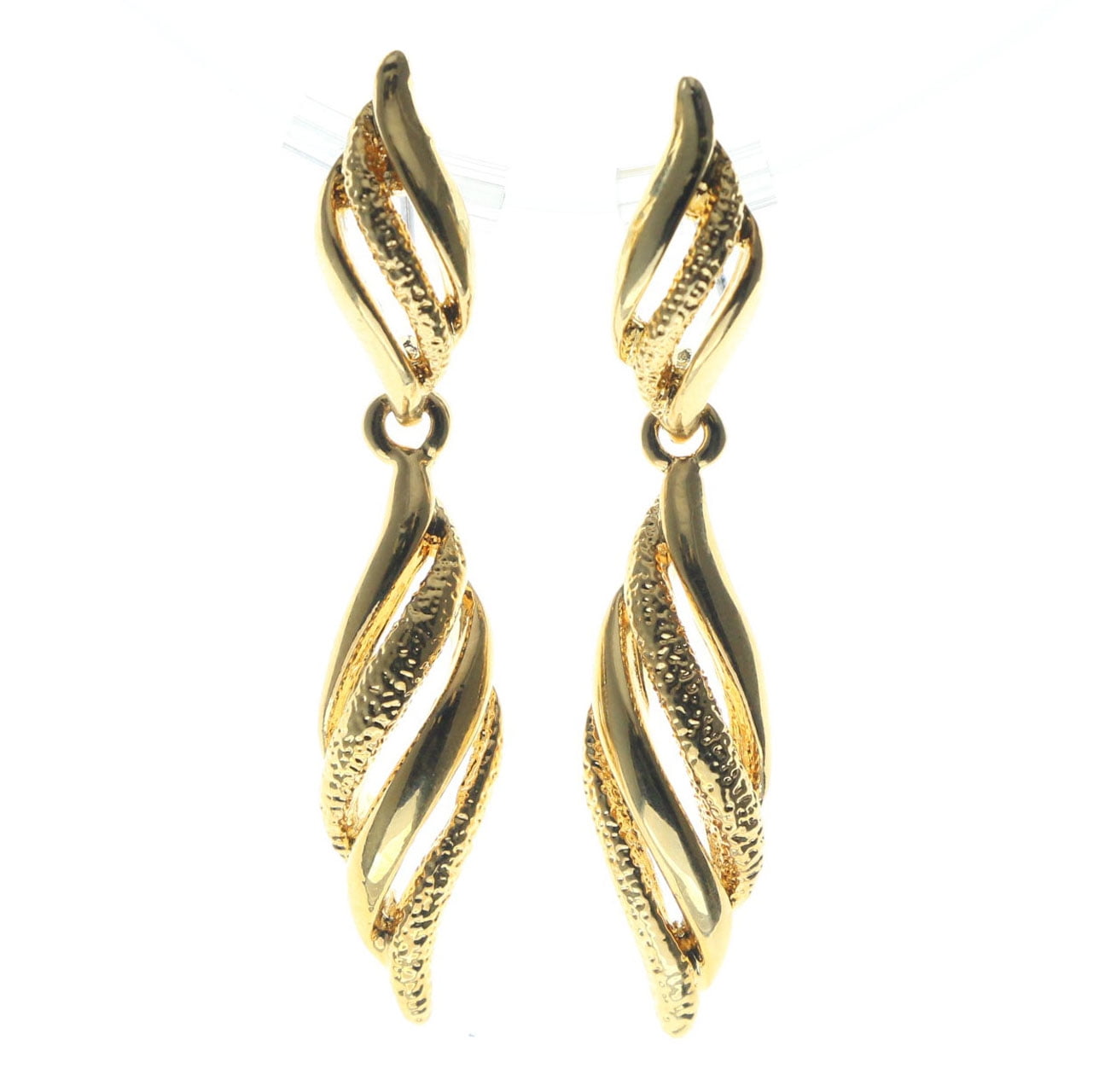 Conservative DropDangle Earrings For Women GoldTone