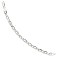 thumbnail image 2 of White Sterling Silver bracelet Chain style Link, 7.5 in 5 mm, 2 of 3