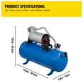 BENTISM 12V Air Compressor with Tank 150PSI Air Car Compressor Portable Tire Inflator with 6