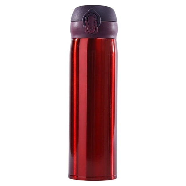 Frasco de vacío 500ML Bewildely botella térmica gran capacidad taza aislante acero inoxidable Vino rojo