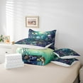 thumbnail image 4 of Erosebridal Cartoon Axolotl Bedding Sets Twin Size,Marine Animal Comforter Sets with Sheets,Ocean Theme Decor,Reversible,Breathable,7pcs, 4 of 6