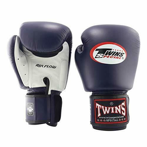 Twins Air Flow Blanco Guantes de Boxeo Muay Thai Sparring Kick Boxing 