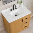 thumbnail image 6 of Altair 556036-Gw Perla 36" Free Standing Single Basin Vanity Set - Natural Wood, 6 of 7