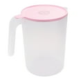 thumbnail image 1 of 1Pc 2000ML Plastic Beverage Kettle Heat Resistant Cold Water Jug Juice Pitcher with Handle(Pink), 1 of 8