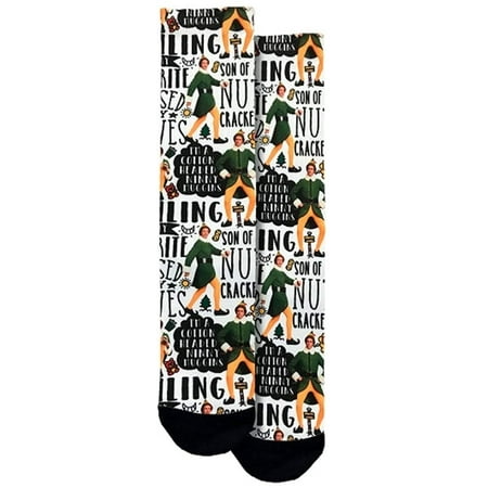 

Spoontiques Fun Crew Socks Unisex One Size Fits Most - Elf