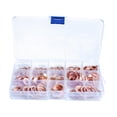 thumbnail image 2 of Kit surtido de 300 arandelas de cobre, sellos de aceite, juntas, bombas, líneas, tapones de cárter, reemplazo de anillos de sellado marinos a M20, 2 of 8