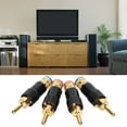 thumbnail image 4 of Banana Plugs, Stable Easy To Use Banana Audio Plug  For Home Theater For Audio And Video Receiver And Sound Systems, 4 of 8
