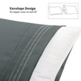thumbnail image 3 of Unique Bargains Polyester Body Pillowcase with Envelop Closure Dark Gray 20"x54", 3 of 8