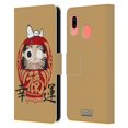 thumbnail image 1 of Head Case Designs Officially Licensed Peanuts Oriental Snoopy Goodluck Leather Book Wallet Case Cover Compatible with Samsung Samsung Galaxy A20 / A30 2019, 1 of 6